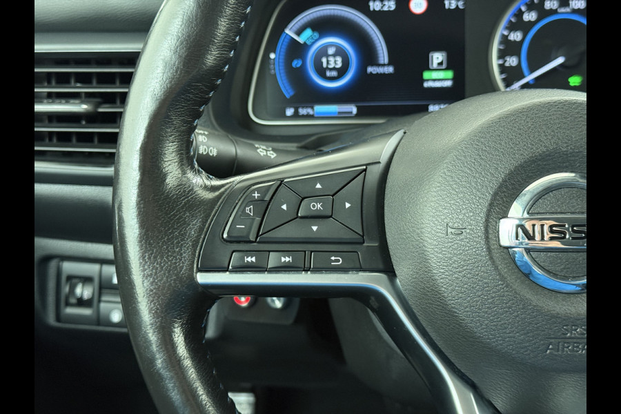 Nissan Leaf Acenta 40kWh Navi Camera Adap.Cruise Apple Carplay Android Ecc SOH 88% DAB Stuur-Stoel-Achterbankverwarming Lmv Privacy Glas Rijstrooksensor Origineel Nederlandse Auto 1e Eigenaar
