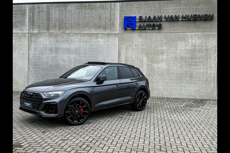 Audi Q5 50 TFSI e Quattro Competition Pro Line S S-Line 299pk Automaat! Kuipstoelen|Panoramadak|Virtual Cockpit|Camera|HUD|22inch