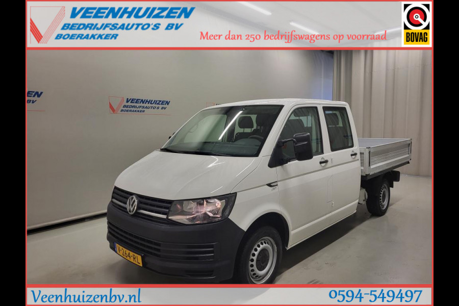 Volkswagen Transporter Pick-up 2.0TDI L2/H1 Dubbele Cabine Euro 6!