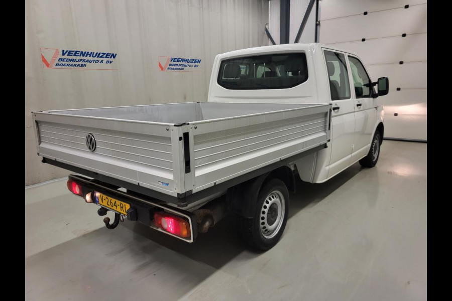 Volkswagen Transporter Pick-up 2.0TDI L2/H1 Dubbele Cabine Euro 6!