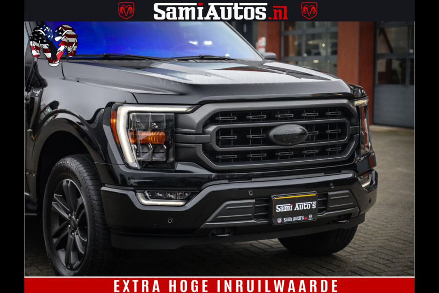 Ford USA F-150 BLACK OPS | 5.0 V8 406PK | 360 CAMERA | UITLAAT KLEP | BEDSLIDE | CREW CAB | LEDER | CREW CAB | DUBBELE CABINE | 5 PERSOONS | DC | GRIJSKENTEKEN |