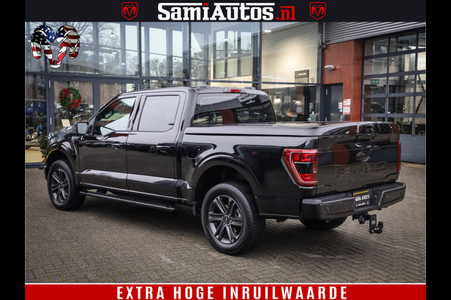 Ford USA F-150 BLACK OPS | 5.0 V8 406PK | 360 CAMERA | UITLAAT KLEP | BEDSLIDE | CREW CAB | LEDER | CREW CAB | DUBBELE CABINE | 5 PERSOONS | DC | GRIJSKENTEKEN |