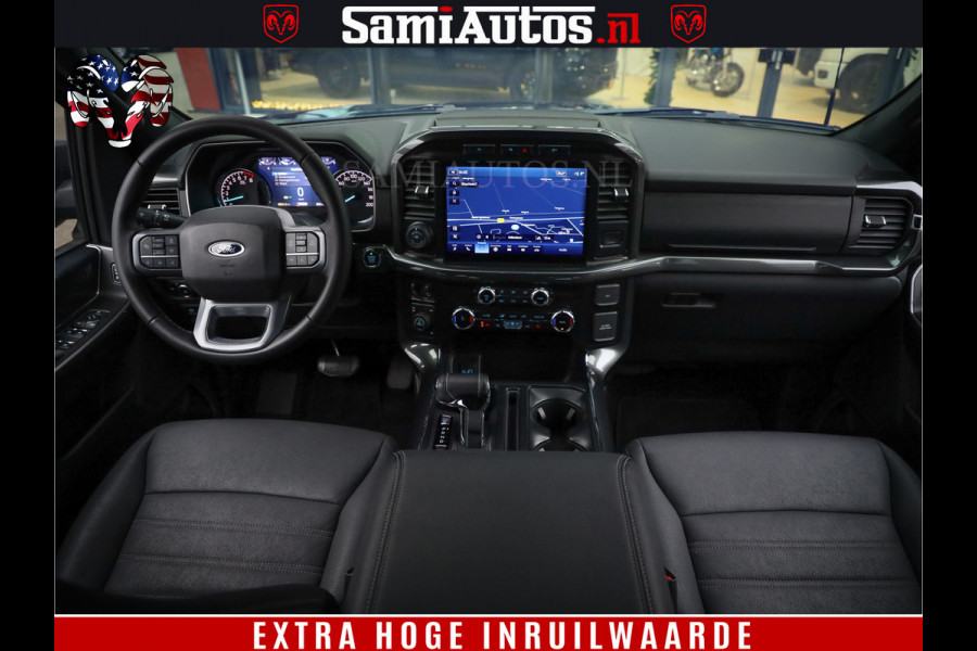 Ford USA F-150 BLACK OPS | 5.0 V8 406PK | 360 CAMERA | UITLAAT KLEP | BEDSLIDE | CREW CAB | LEDER | CREW CAB | DUBBELE CABINE | 5 PERSOONS | DC | GRIJSKENTEKEN |