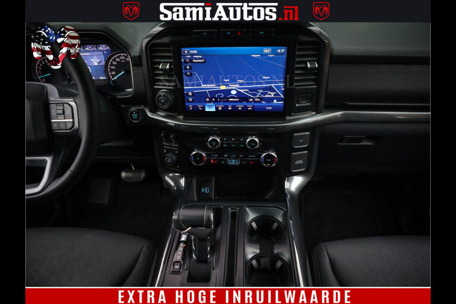 Ford USA F-150 BLACK OPS | 5.0 V8 406PK | 360 CAMERA | UITLAAT KLEP | BEDSLIDE | CREW CAB | LEDER | CREW CAB | DUBBELE CABINE | 5 PERSOONS | DC | GRIJSKENTEKEN |
