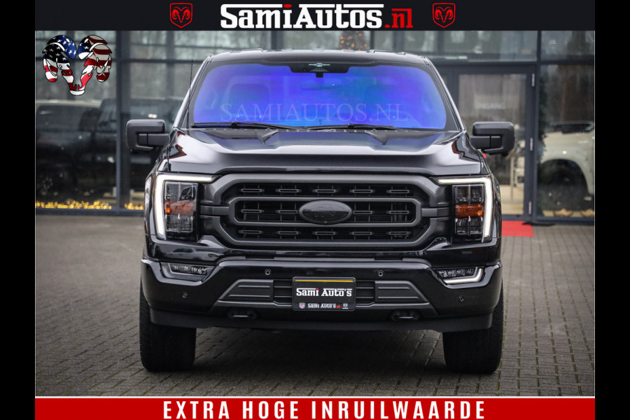 Ford USA F-150 BLACK OPS | 5.0 V8 406PK | 360 CAMERA | UITLAAT KLEP | BEDSLIDE | CREW CAB | LEDER | CREW CAB | DUBBELE CABINE | 5 PERSOONS | DC | GRIJSKENTEKEN |