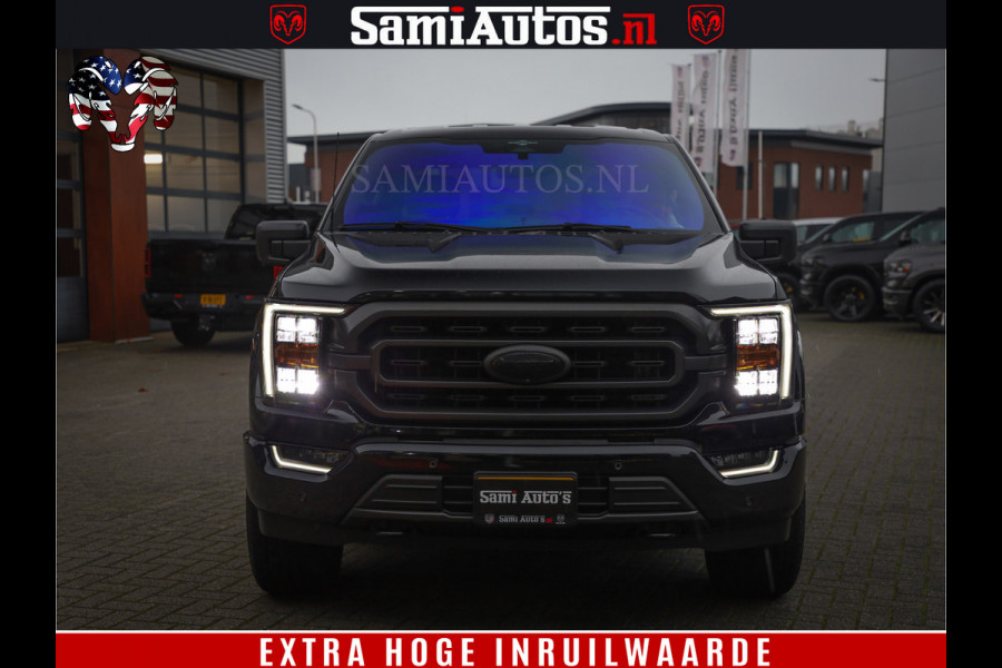 Ford USA F-150 BLACK OPS | 5.0 V8 406PK | 360 CAMERA | UITLAAT KLEP | BEDSLIDE | CREW CAB | LEDER | CREW CAB | DUBBELE CABINE | 5 PERSOONS | DC | GRIJSKENTEKEN |