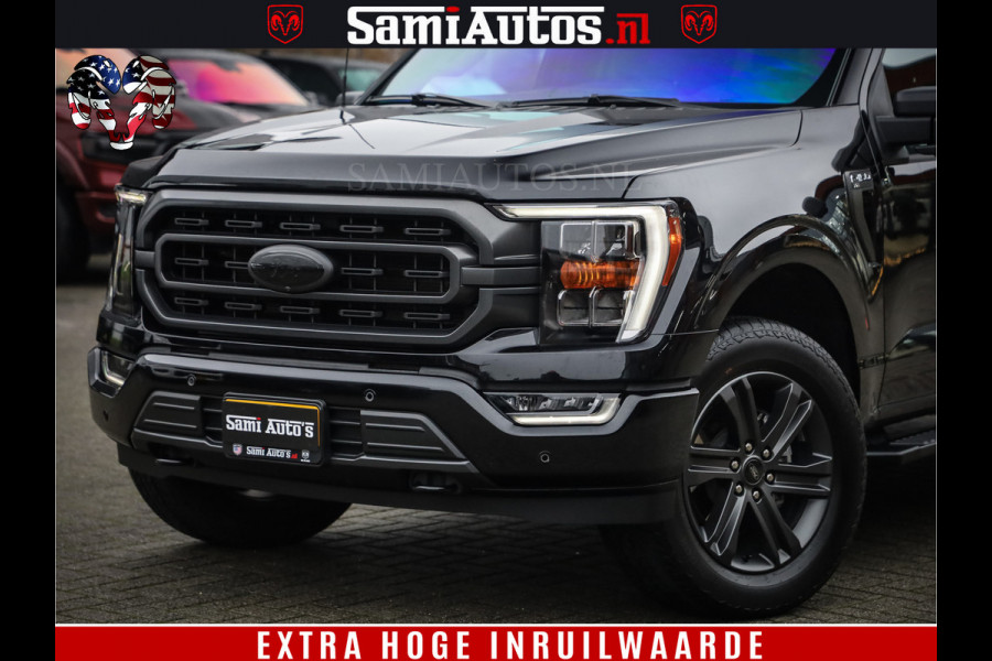 Ford USA F-150 BLACK OPS | 5.0 V8 406PK | 360 CAMERA | UITLAAT KLEP | BEDSLIDE | CREW CAB | LEDER | CREW CAB | DUBBELE CABINE | 5 PERSOONS | DC | GRIJSKENTEKEN |