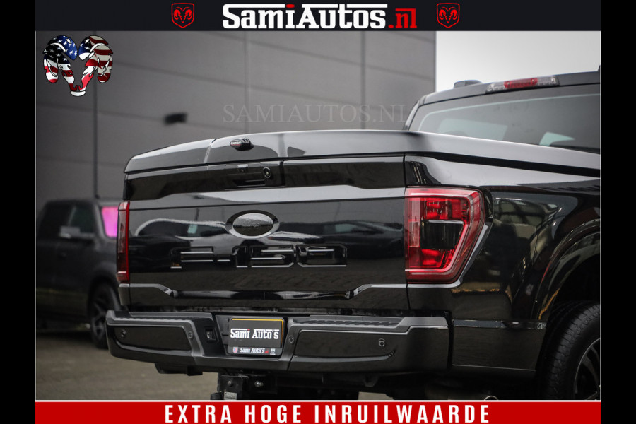 Ford USA F-150 BLACK OPS | 5.0 V8 406PK | 360 CAMERA | UITLAAT KLEP | BEDSLIDE | CREW CAB | LEDER | CREW CAB | DUBBELE CABINE | 5 PERSOONS | DC | GRIJSKENTEKEN |