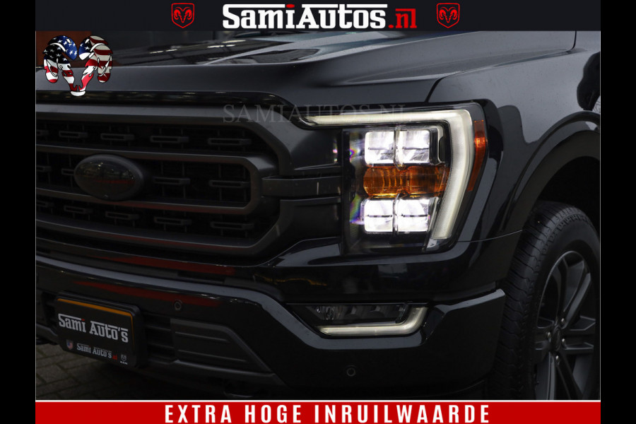 Ford USA F-150 BLACK OPS | 5.0 V8 406PK | 360 CAMERA | UITLAAT KLEP | BEDSLIDE | CREW CAB | LEDER | CREW CAB | DUBBELE CABINE | 5 PERSOONS | DC | GRIJSKENTEKEN |