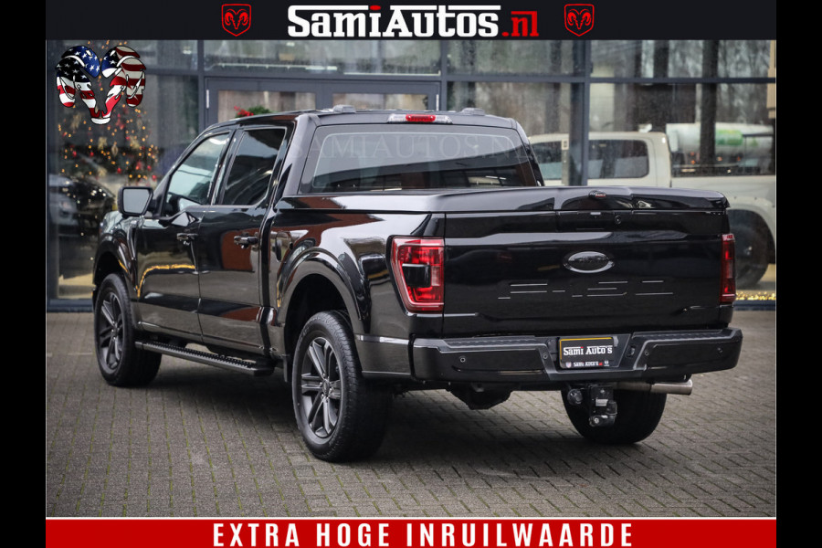 Ford USA F-150 BLACK OPS | 5.0 V8 406PK | 360 CAMERA | UITLAAT KLEP | BEDSLIDE | CREW CAB | LEDER | CREW CAB | DUBBELE CABINE | 5 PERSOONS | DC | GRIJSKENTEKEN |