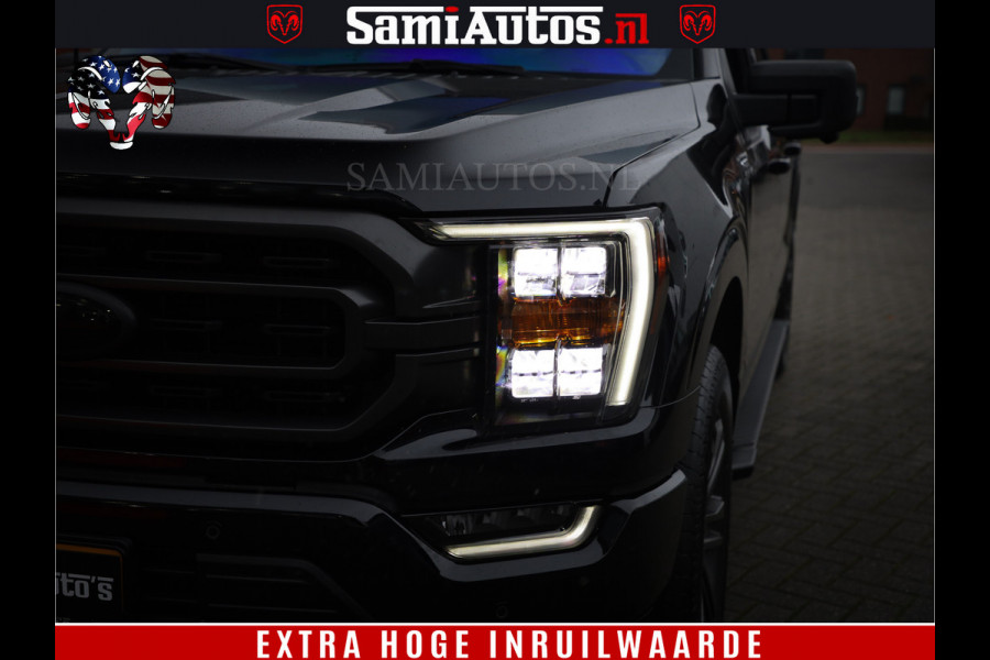 Ford USA F-150 BLACK OPS | 5.0 V8 406PK | 360 CAMERA | UITLAAT KLEP | BEDSLIDE | CREW CAB | LEDER | CREW CAB | DUBBELE CABINE | 5 PERSOONS | DC | GRIJSKENTEKEN |