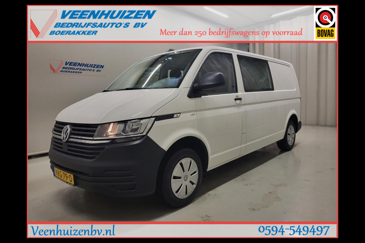 Volkswagen Transporter 2.0TDI L2/H1 Dubbele Cabine Euro 6!