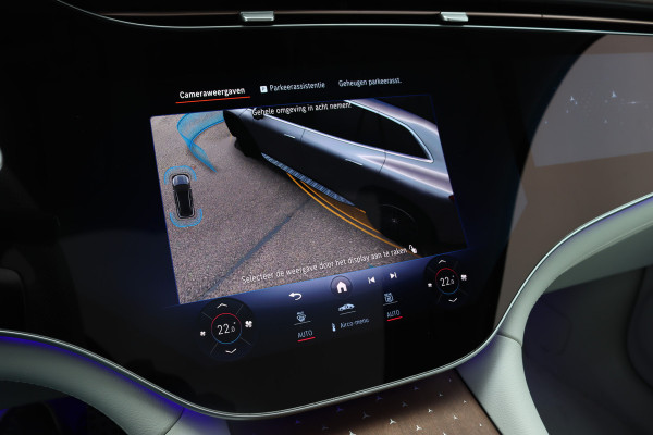 Mercedes-Benz EQS SUV 450 4MATIC AMG Line 118 kWh | Facelift | Hyperscreen | Achterasbesturing | Airmatic | Distronic+ | Massage | Burmester | Trekhaak | Verwarmd Stuurwiel | HUD | Stoelventilatie |