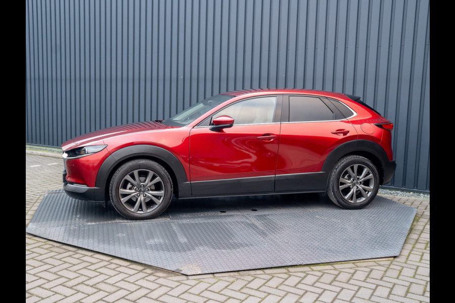 Mazda CX-30 2.0 e-SkyActiv-X M Hybrid Luxury | Leder | Stoelgeheugen | Bose | Head Up | Stoel & Stuur verw. | Prijs Rijklaar!!