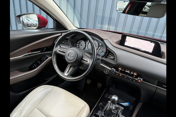 Mazda CX-30 2.0 e-SkyActiv-X M Hybrid Luxury | Leder | Stoelgeheugen | Bose | Head Up | Stoel & Stuur verw. | Prijs Rijklaar!!