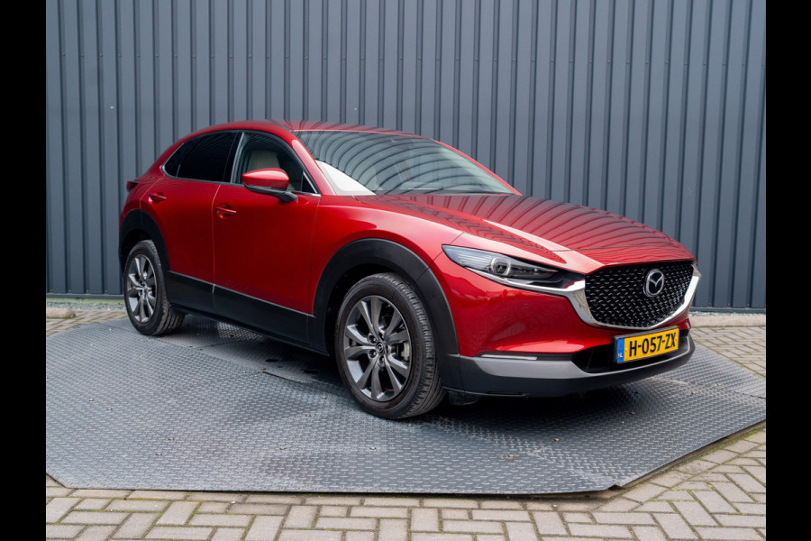Mazda CX-30 2.0 e-SkyActiv-X M Hybrid Luxury | Leder | Stoelgeheugen | Bose | Head Up | Stoel & Stuur verw. | Prijs Rijklaar!!