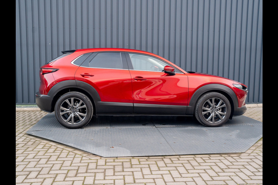 Mazda CX-30 2.0 e-SkyActiv-X M Hybrid Luxury | Leder | Stoelgeheugen | Bose | Head Up | Stoel & Stuur verw. | Prijs Rijklaar!!