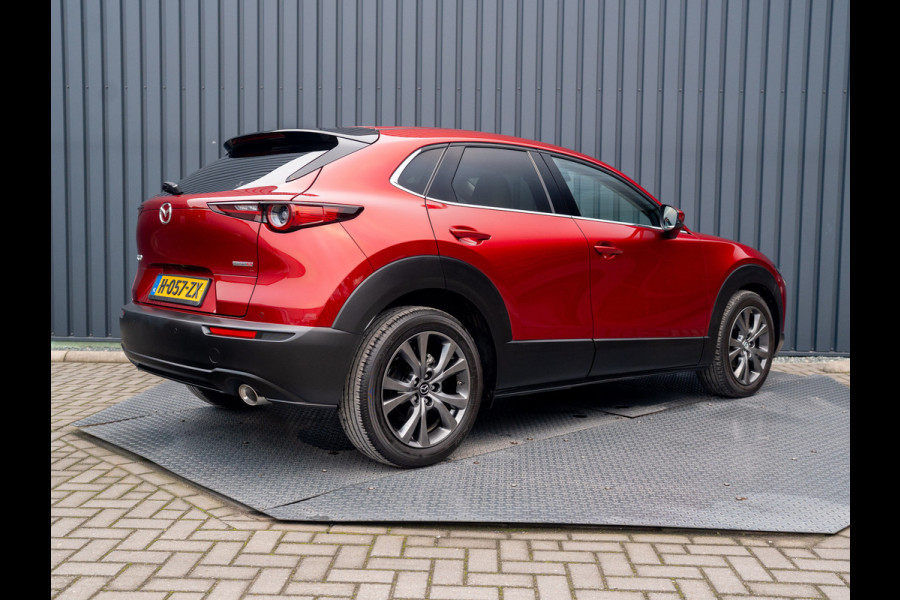 Mazda CX-30 2.0 e-SkyActiv-X M Hybrid Luxury | Leder | Stoelgeheugen | Bose | Head Up | Stoel & Stuur verw. | Prijs Rijklaar!!