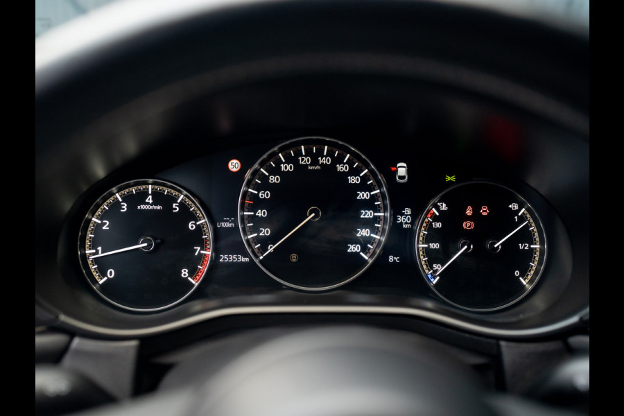 Mazda CX-30 2.0 e-SkyActiv-X M Hybrid Luxury | Leder | Stoelgeheugen | Bose | Head Up | Stoel & Stuur verw. | Prijs Rijklaar!!