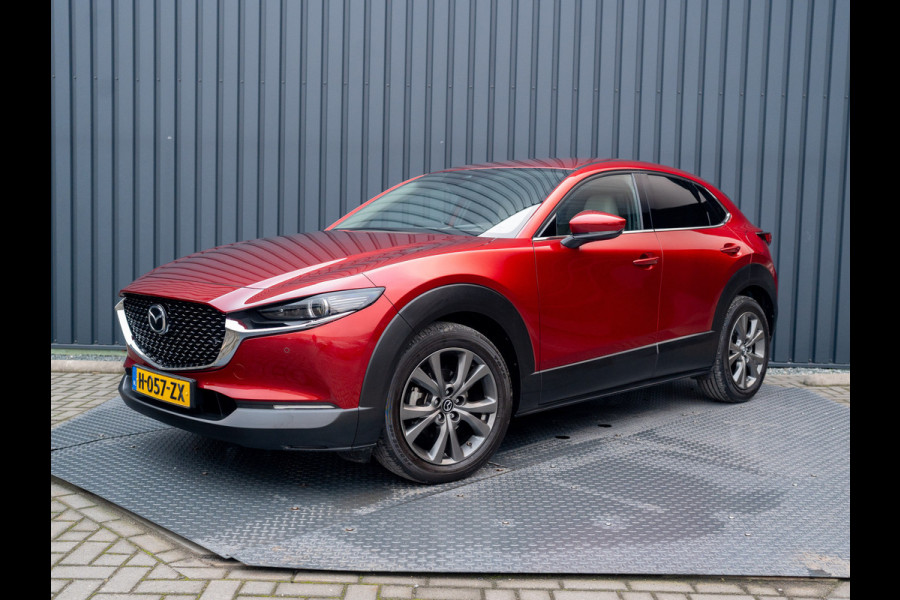 Mazda CX-30 2.0 e-SkyActiv-X M Hybrid Luxury | Leder | Stoelgeheugen | Bose | Head Up | Stoel & Stuur verw. | Prijs Rijklaar!!