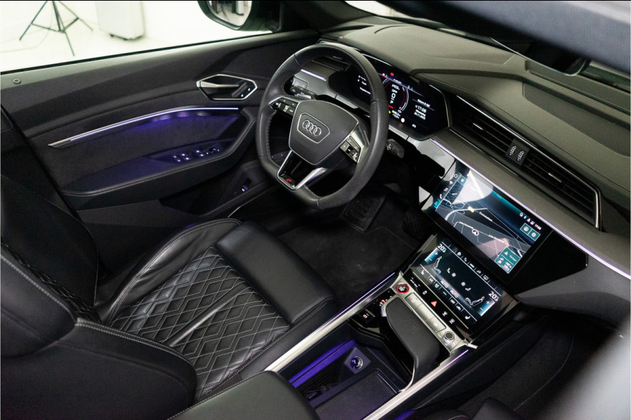 Audi e-tron Sportback S Quattro 95 kWh 504PK | Pano | B&O | RS Stoelen | Sfeer | 12 MND Garantie