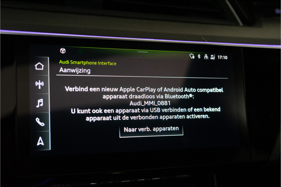 Audi e-tron Sportback S Quattro 95 kWh 504PK | Pano | B&O | RS Stoelen | Sfeer | 12 MND Garantie