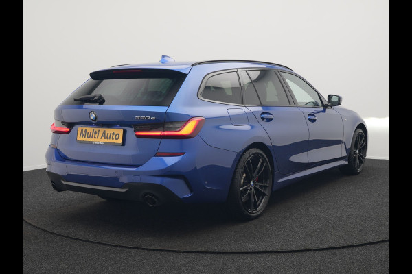 BMW 3 Serie Touring 330e M Sport Plug In Hybrid 293pk Dealer O.H. PHEV | Panodak | Head Up | 360 Camera | Adaptive Cruise | Harman & Kardon | Nappa Lederen Sportstoelen Memory & Verwarmd | Adaptief Onderstel | Laser LED | Apple Carplay | Sfeerverlichting |