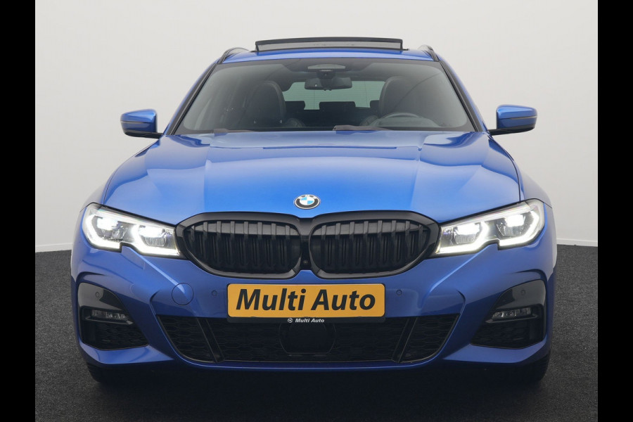 BMW 3 Serie Touring 330e M Sport Plug In Hybrid 293pk Dealer O.H. PHEV | Panodak | Head Up | 360 Camera | Adaptive Cruise | Harman & Kardon | Nappa Lederen Sportstoelen Memory & Verwarmd | Adaptief Onderstel | Laser LED | Apple Carplay | Sfeerverlichting |