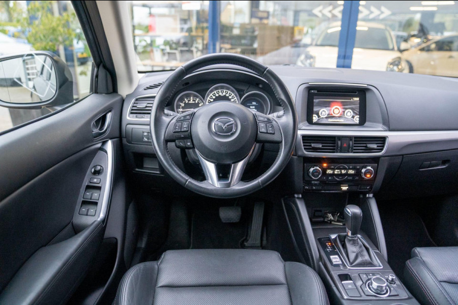 Mazda CX-5 2.0 SkyActiv-G 165 Skylease GT 2WD|Prijs incl. 12 mnd garantie|Trekhaak PDC NAV LMV Bluetooth Vol leder Stoelverwarming