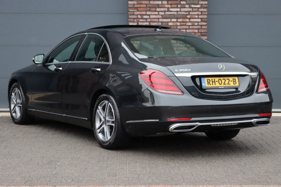 Mercedes-Benz S-Klasse 350d | Distronic+ | Memory | Massage | Burmester | Panoramadak | Stoelventilatie | HUD | Nappa Leder | Surround Camera | Trekhaak | Soft Close | Luchtkwaliteitspakket |