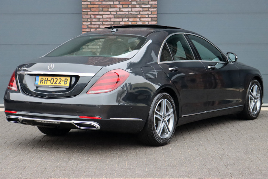 Mercedes-Benz S-Klasse 350d | Distronic+ | Memory | Massage | Burmester | Panoramadak | Stoelventilatie | HUD | Nappa Leder | Surround Camera | Trekhaak | Soft Close | Luchtkwaliteitspakket |