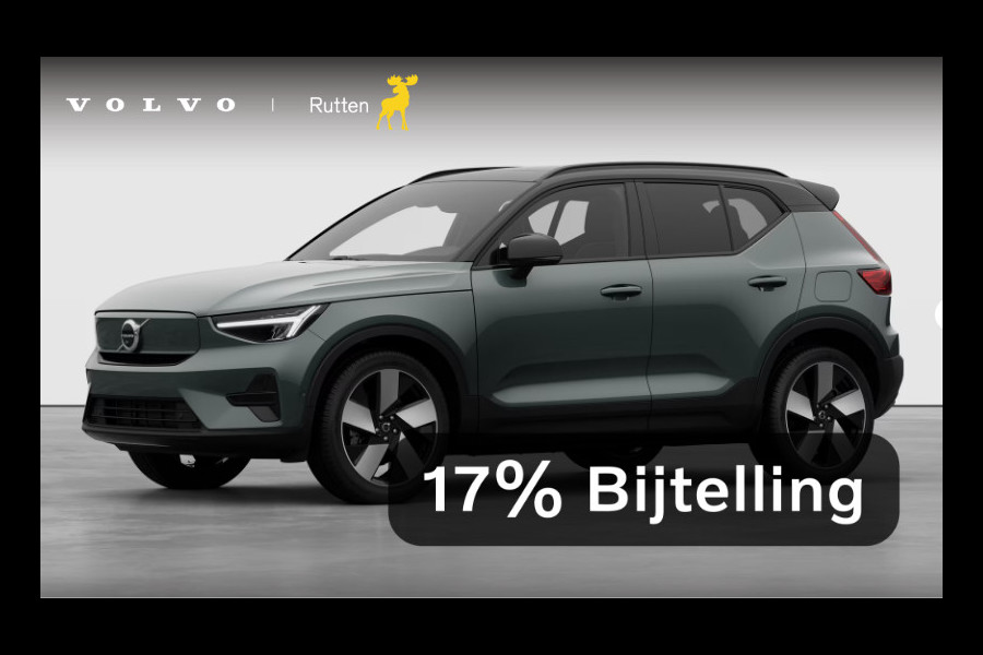 Volvo EX40 252PK Auotmaat Single Motor Extended Range Plus Panoramadak / Apple Carplay / Android Auto / Harman kardon audio / Adaptive cruise control / Pilot assist / Lichtmetalen velgen /