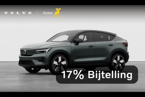 Volvo EC40 252PK Automaat Single Ext. Range Plus / Modeljaar 2026 / Adaptive cruise control  / Pilot assist / BLIS / Stoel en stuur verwarming / Elektrische achterklep / Parkeersensoren met camera / Google infotainment / Panoramadak