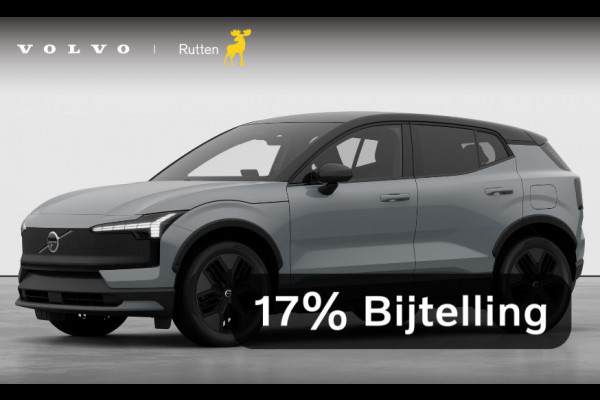 Volvo EX30 Cross Country 428PK Automaat Twin Performance Ultra / Cross Country Experience-pakket/ Adaptieve cruise control/ Panoramadak/ BLIS/ Parkeersensoren met 360 camera / Getint Glas / Stoel en stuurwielverwarming / Elektrische stoelen / Apple carplay / Elektrische achterklep / Keyless entry