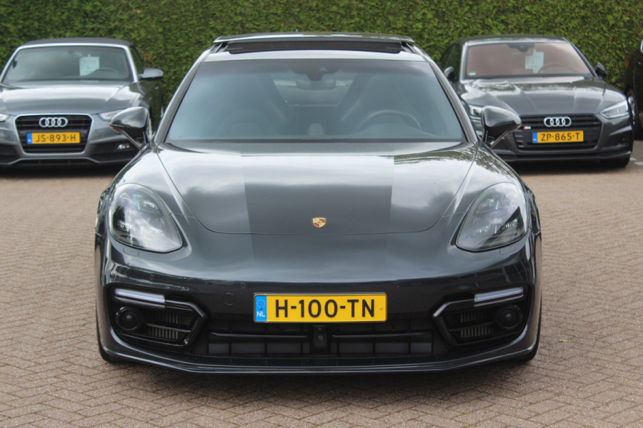 Porsche Panamera 4.0 Turbo S E-Hybrid / Panoramadak / 360Camera / Achterasbesturing / Nachtzicht / Softclose / 21'' / Sportuitlaat / Matrix LED / Carbon intr. / Bose / Sportdesign / Volleder / Dodehoek / DAB / ACC