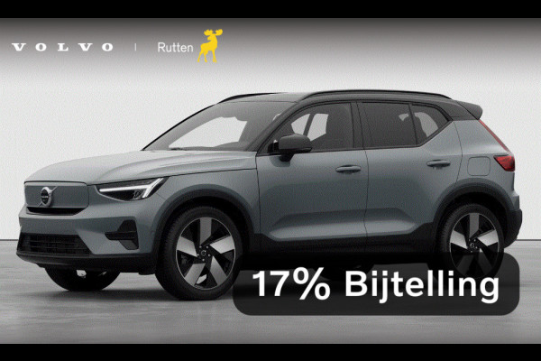 Volvo EX40 252PK Single Motor Extended Range 82 kWh Plus / Lounge pakket / Extra getint glas / Panoramadak / 360 camera / 20'' velgen / Zwart dak