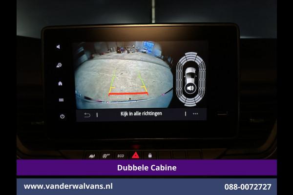 Renault Trafic 2.0 BluedCi 131pk L2H1 Dubbele Cabine Fabrieksgarantie Euro6 Airco | 6-Zits | Navigatie | LED | Camera | Cruisecontrol 2500kg Trekhaak, Parkeersensoren