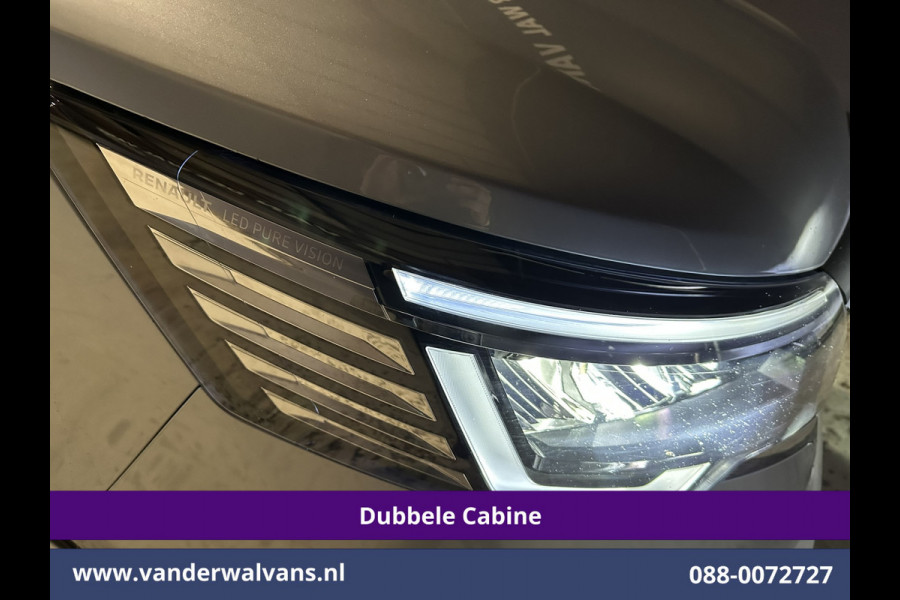 Renault Trafic 2.0 BluedCi 131pk L2H1 Dubbele Cabine Fabrieksgarantie Euro6 Airco | 6-Zits | Navigatie | LED | Camera | Cruisecontrol 2500kg Trekhaak, Parkeersensoren