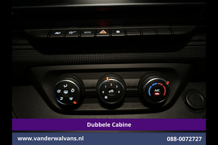 Renault Trafic 2.0 BluedCi 131pk L2H1 Dubbele Cabine Fabrieksgarantie Euro6 Airco | 6-Zits | Navigatie | LED | Camera | Cruisecontrol 2500kg Trekhaak, Parkeersensoren