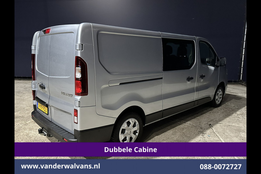Renault Trafic 2.0 BluedCi 131pk L2H1 Dubbele Cabine Fabrieksgarantie Euro6 Airco | 6-Zits | Navigatie | LED | Camera | Cruisecontrol 2500kg Trekhaak, Parkeersensoren