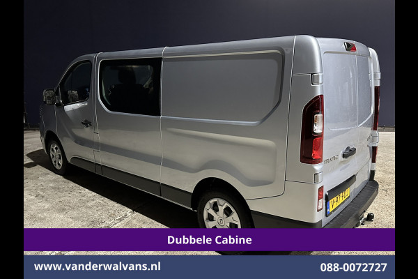 Renault Trafic 2.0 BluedCi 131pk L2H1 Dubbele Cabine Fabrieksgarantie Euro6 Airco | 6-Zits | Navigatie | LED | Camera | Cruisecontrol 2500kg Trekhaak, Parkeersensoren