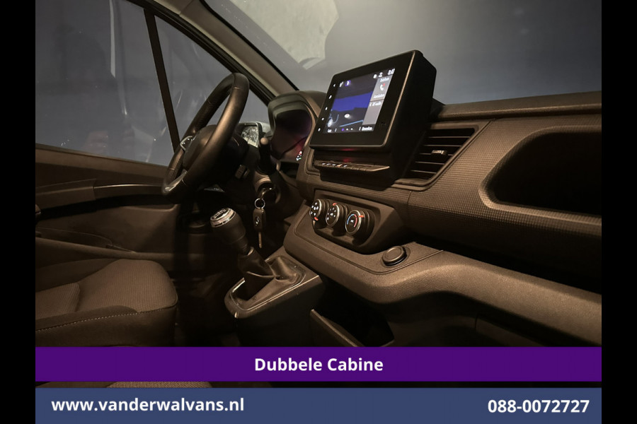Renault Trafic 2.0 BluedCi 131pk L2H1 Dubbele Cabine Fabrieksgarantie Euro6 Airco | 6-Zits | Navigatie | LED | Camera | Cruisecontrol 2500kg Trekhaak, Parkeersensoren