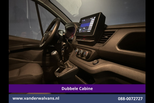 Renault Trafic 2.0 BluedCi 131pk L2H1 Dubbele Cabine Fabrieksgarantie Euro6 Airco | 6-Zits | Navigatie | LED | Camera | Cruisecontrol 2500kg Trekhaak, Parkeersensoren