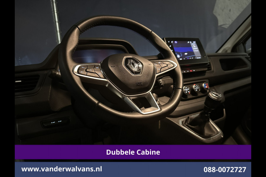 Renault Trafic 2.0 BluedCi 131pk L2H1 Dubbele Cabine Fabrieksgarantie Euro6 Airco | 6-Zits | Navigatie | LED | Camera | Cruisecontrol 2500kg Trekhaak, Parkeersensoren