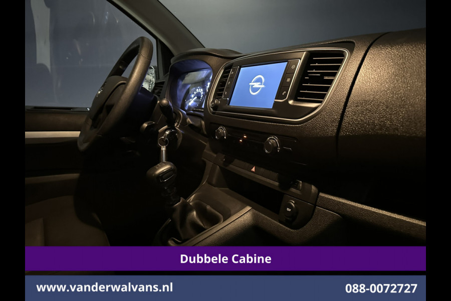 Opel Vivaro 2.0CDTI 145pk L3H1 Dubbele Cabine Euro6 Airco | 6-Zits | Navigatie | 2500kg Trekhaak | Apple Carplay Android Auto, Cruisecontrol, Parkeersensoren
