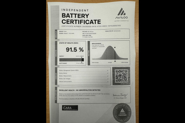 Tesla Model 3 Standard RWD Plus 60 kWh SOH 91.5 %