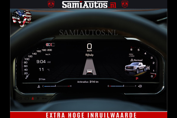 GMC Sierra AT4 6.2 V8 4X4 | VIRTUAL COCKPIT | HUD | BOM VOL | DC | RAM DEALER NEDERLAND | | GRIJSKENTEKEN | DUBBELE CABINE | PICK UP | VOORRAAD 261530 |