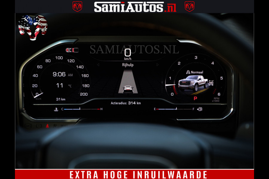 GMC Sierra AT4 6.2 V8 4X4 | VIRTUAL COCKPIT | HUD | BOM VOL | DC | RAM DEALER NEDERLAND | | GRIJSKENTEKEN | DUBBELE CABINE | PICK UP | VOORRAAD 261530 |