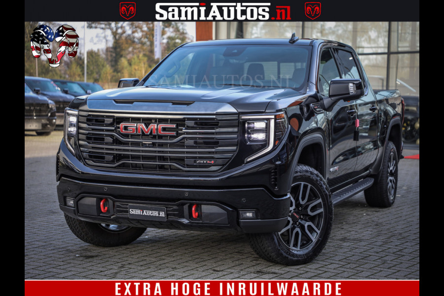 GMC Sierra AT4 6.2 V8 4X4 | VIRTUAL COCKPIT | HUD | BOM VOL | DC | RAM DEALER NEDERLAND | | GRIJSKENTEKEN | DUBBELE CABINE | PICK UP | VOORRAAD 261530 |