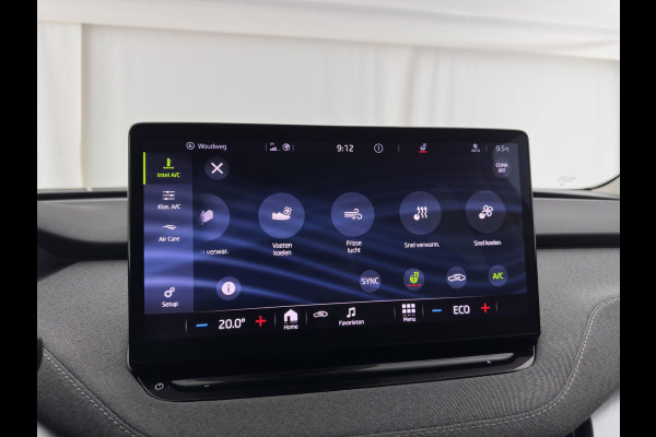 Škoda ENYAQ iV 80 {SOH-90%} [ 3-Fase ] (INCL-BTW) *LEATHER-FABRIC | FULL-LED | DIGI-COCKPIT | CAMERA | KEYLESS | NAVI-FULLMAP | AMBIENT-LIGHT | ECC | HEATED-COMFORTSEATS | DAB+ | PDC | CRUISE | CARPLAY | TOWBAR | 19"ALU*